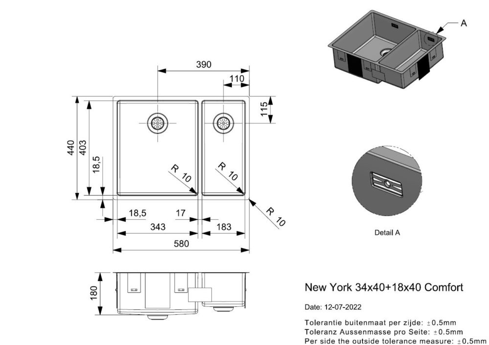 NEW YORK 34X40+18X40 - Image 2